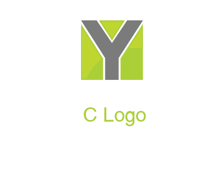 letter y in square logo