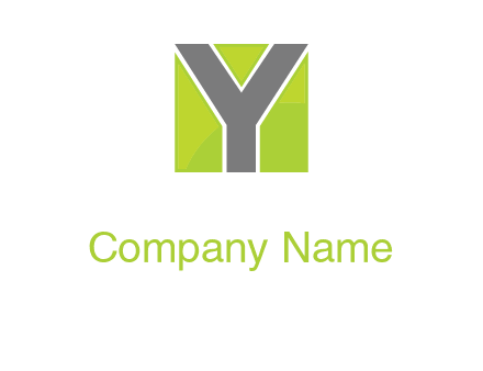 letter y in square logo