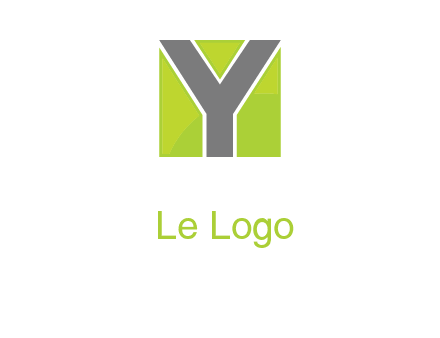 letter y in square logo