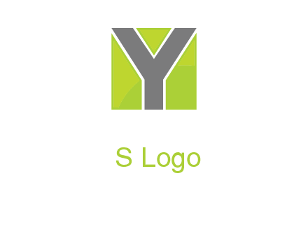 letter y in square logo