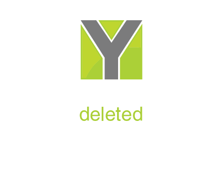 letter y in square logo