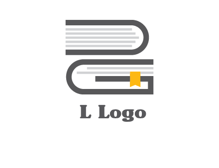 letter g book logo