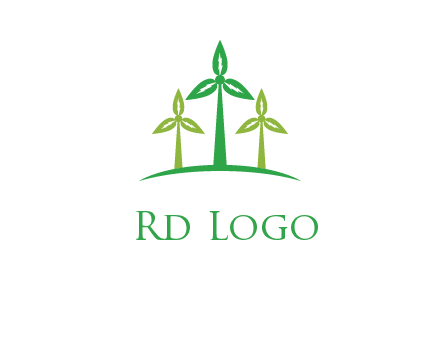 leaf turbine logo