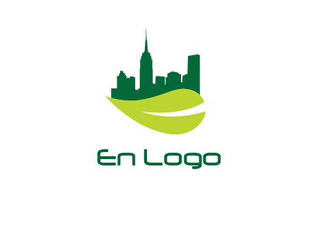 city on leaf logo