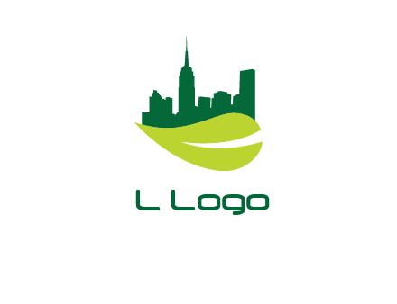 city on leaf logo