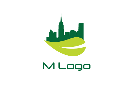 city on leaf logo