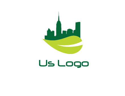 city on leaf logo