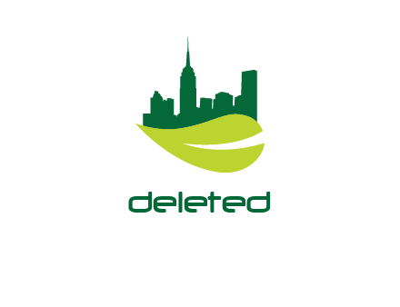 city on leaf logo