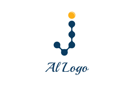 letter j connection logo