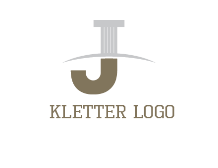 letter j pillar logo