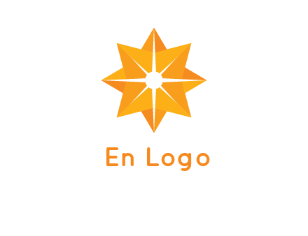 abstract star logo