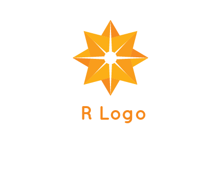 abstract star logo