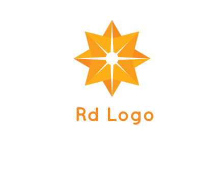 abstract star logo