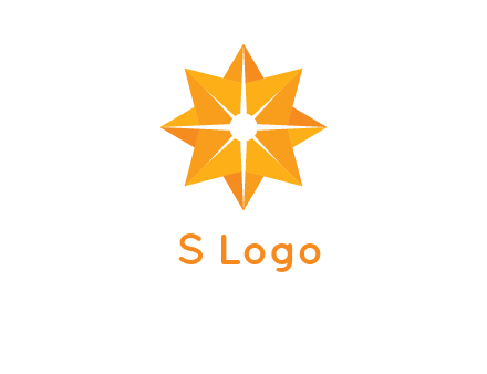 abstract star logo