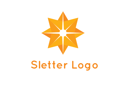 abstract star logo