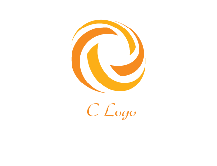 circular swoosh logo