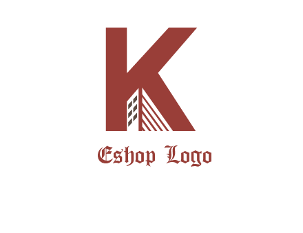 letter k building logo