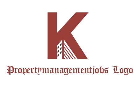 letter k building logo