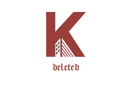 letter k building logo