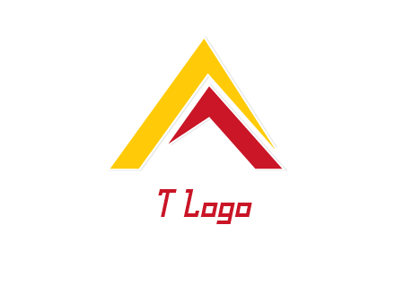 letter A mountain logo