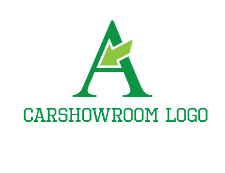 letter A arrow logo