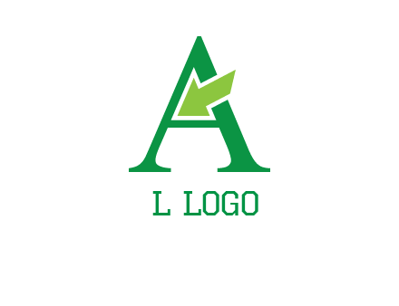 letter A arrow logo