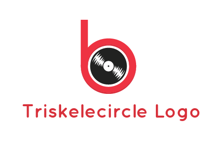 music disc in letter B logo