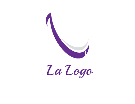 smile and letter L logo