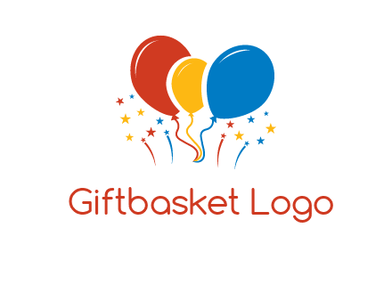 balloons with firework logo