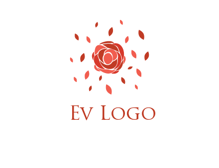 rose petals logo