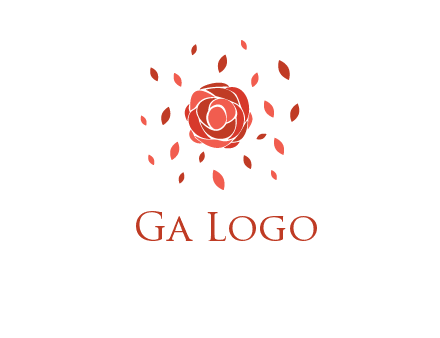 rose petals logo