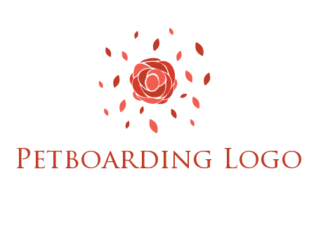 rose petals logo