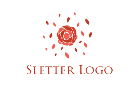 rose petals logo