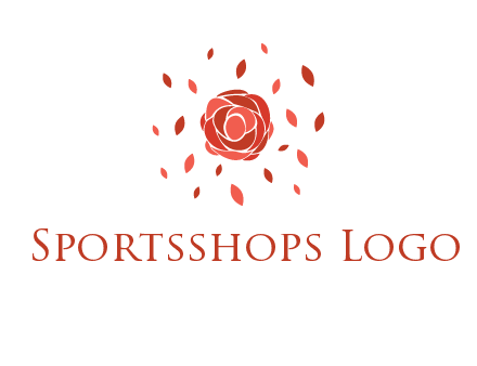 rose petals logo