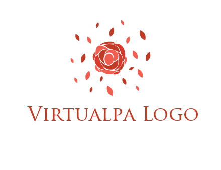 rose petals logo