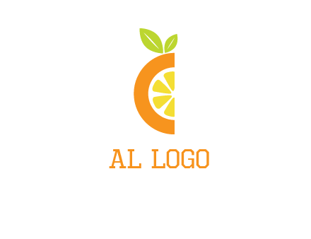 half orange logo