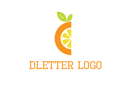 half orange logo