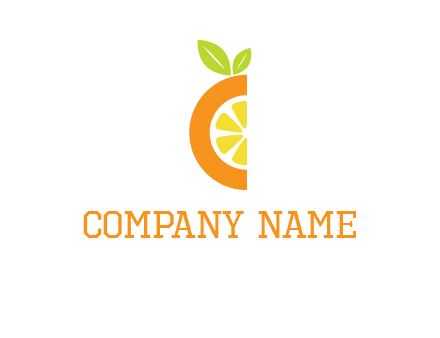 half orange logo