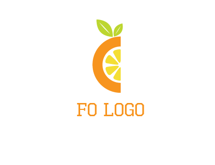 half orange logo