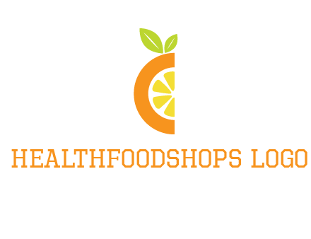 half orange logo