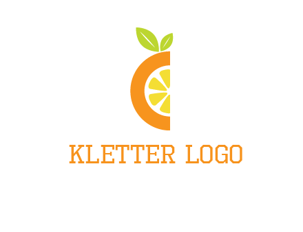 half orange logo