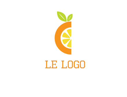 half orange logo