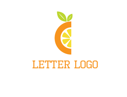 half orange logo