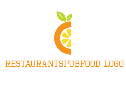 half orange logo