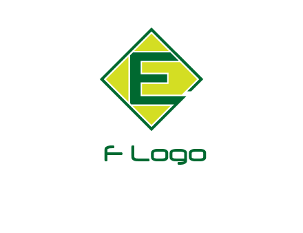 letter e in square logo