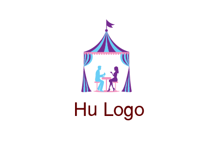 dinner in tent logo