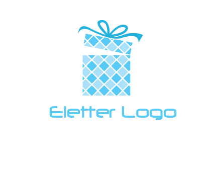 pattern gift box logo