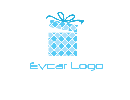 pattern gift box logo