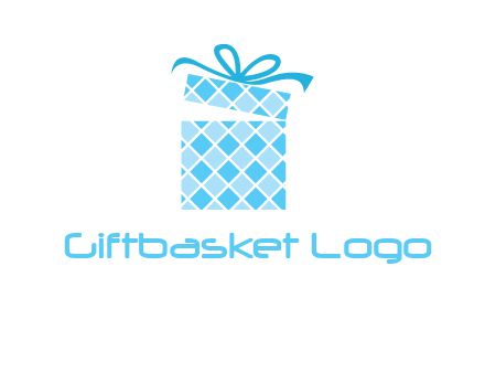 pattern gift box logo