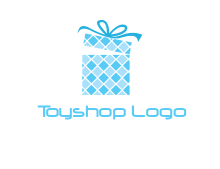 pattern gift box logo